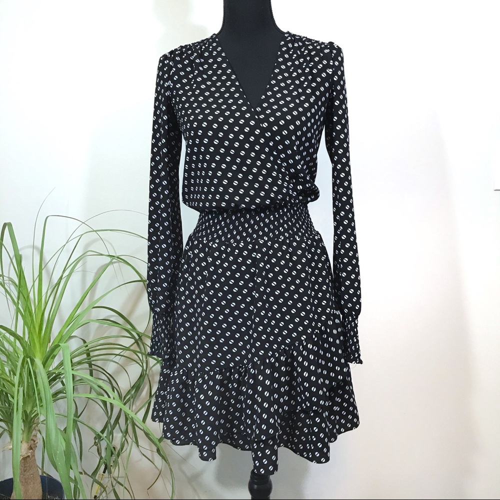 MICHAEL Michael Kors Ruffle peasant dress